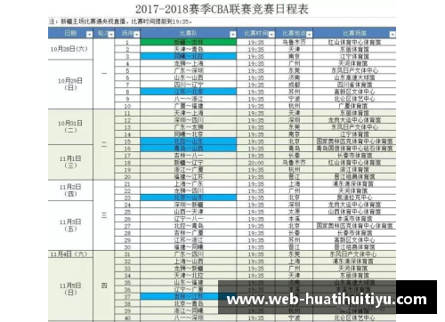 hth华体会体育官方网站2023-24赛季CBA联赛新赛程公布，球迷期待首场焦点对决 - 副本 - 副本